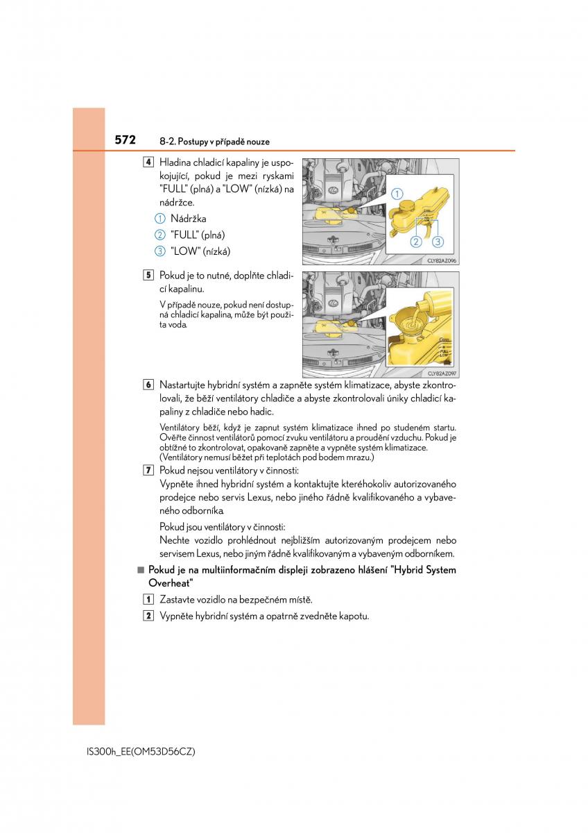 Lexus IS300h III 3 navod k obsludze / page 572