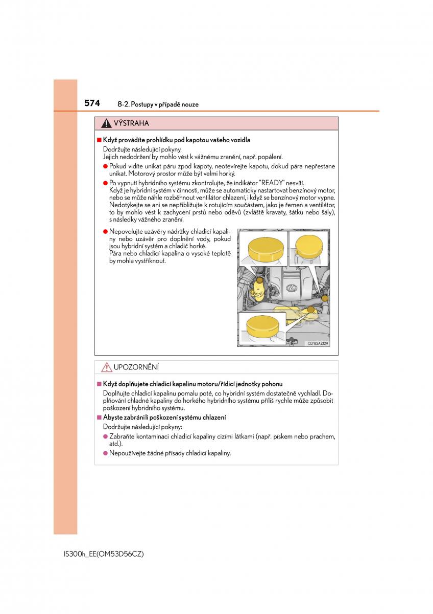 Lexus IS300h III 3 navod k obsludze / page 574