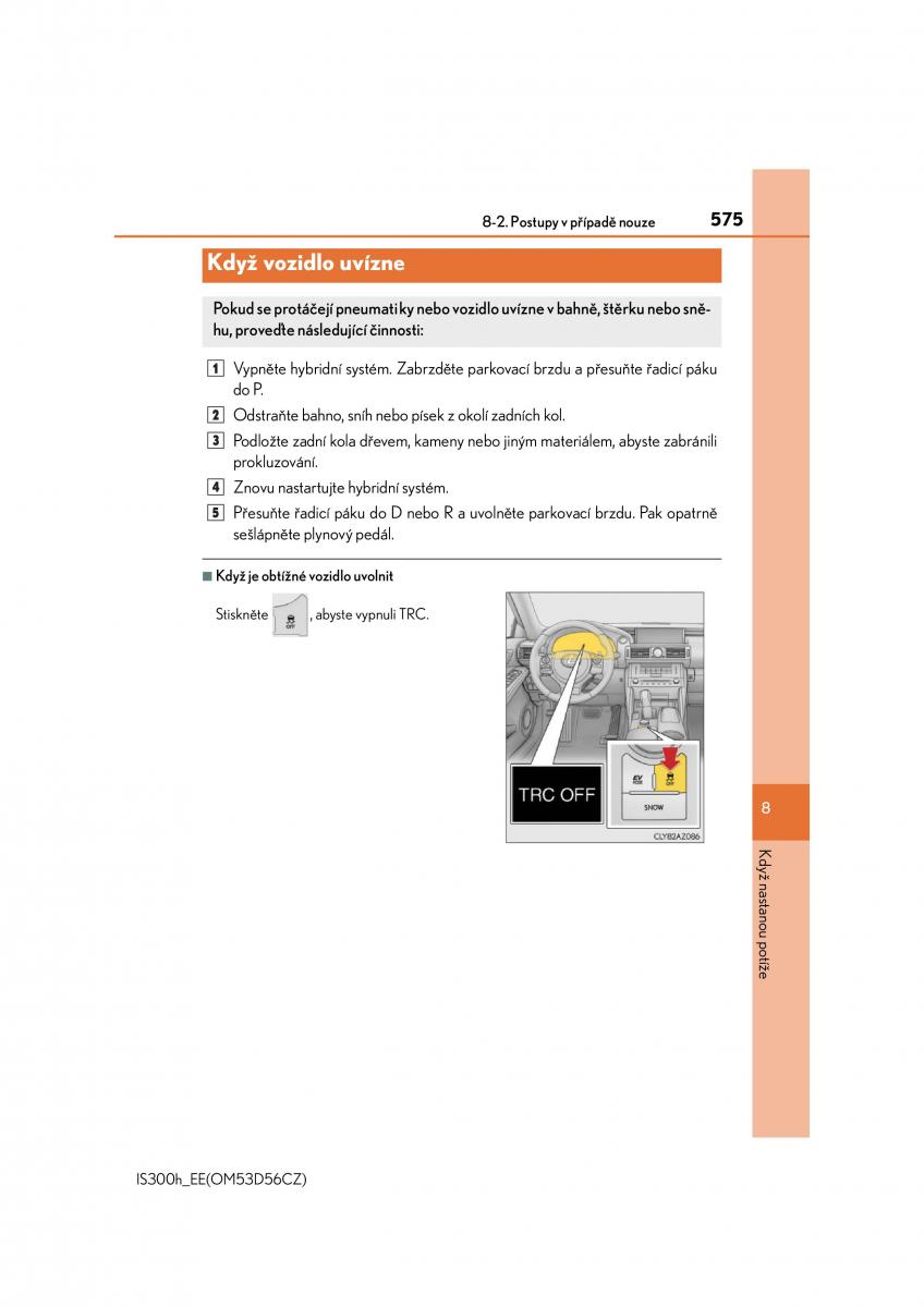 Lexus IS300h III 3 navod k obsludze / page 575