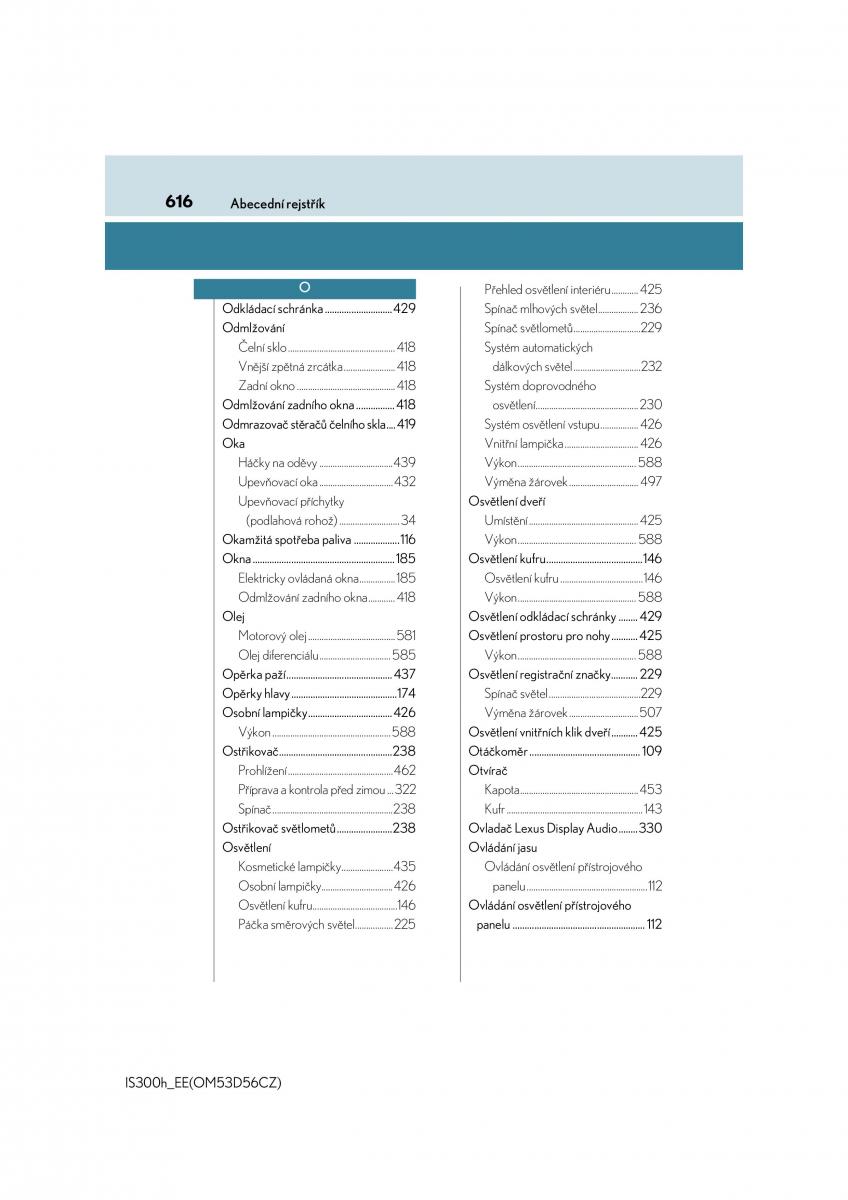 Lexus IS300h III 3 navod k obsludze / page 616