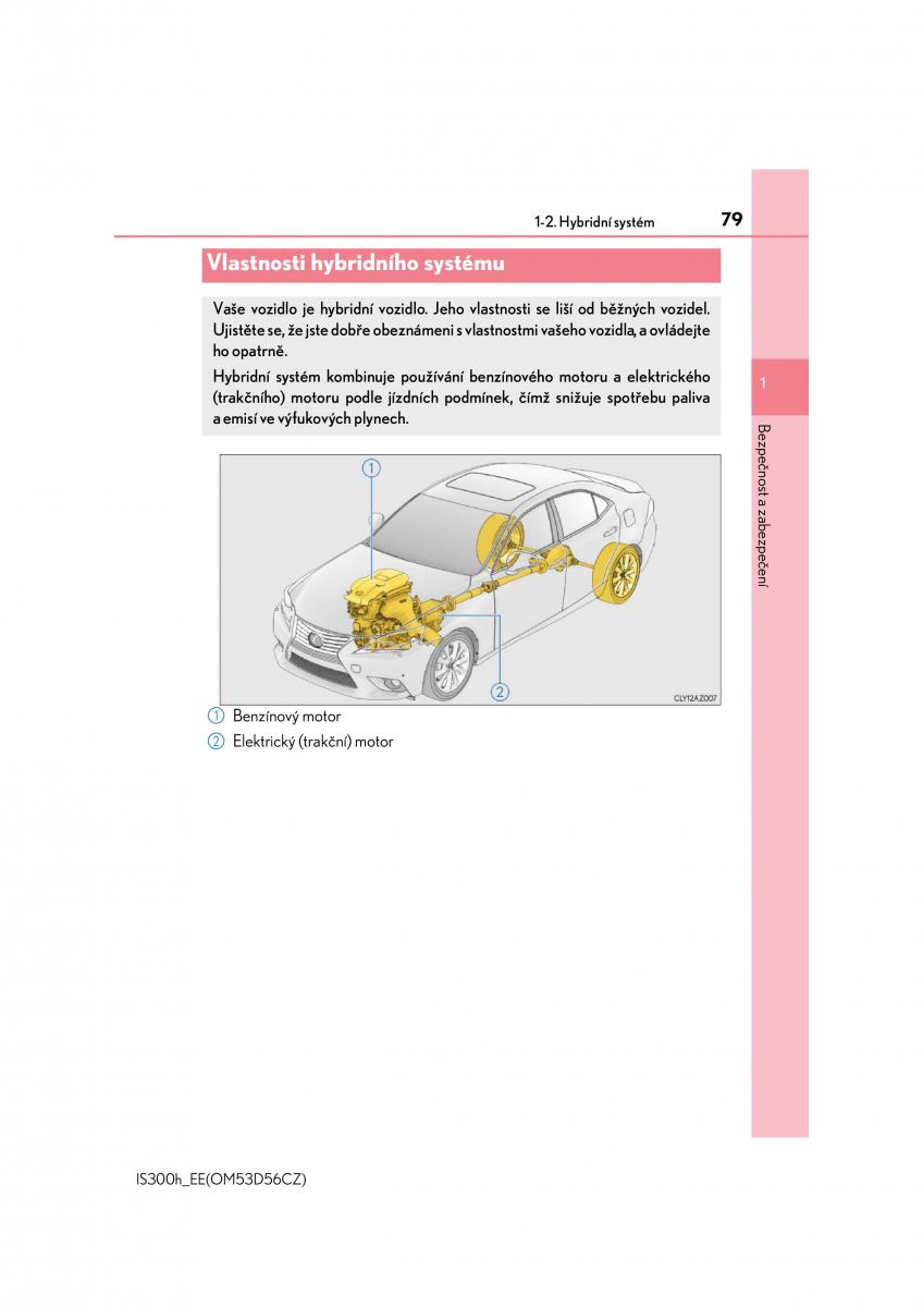 Lexus IS300h III 3 navod k obsludze / page 79