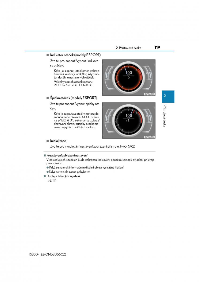 Lexus IS300h III 3 navod k obsludze / page 119