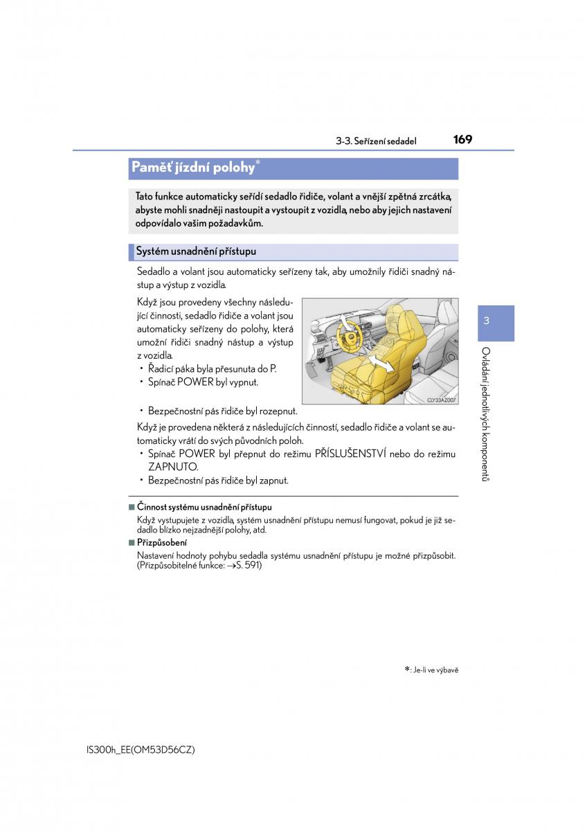Lexus IS300h III 3 navod k obsludze / page 169