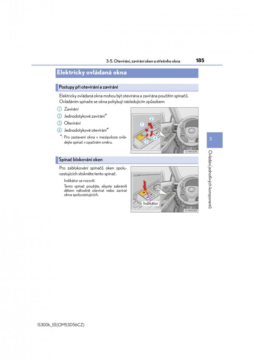 Lexus IS300h III 3 navod k obsludze / page 185