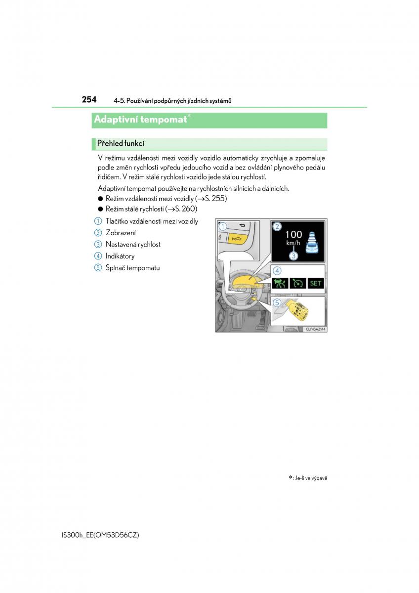 Lexus IS300h III 3 navod k obsludze / page 254