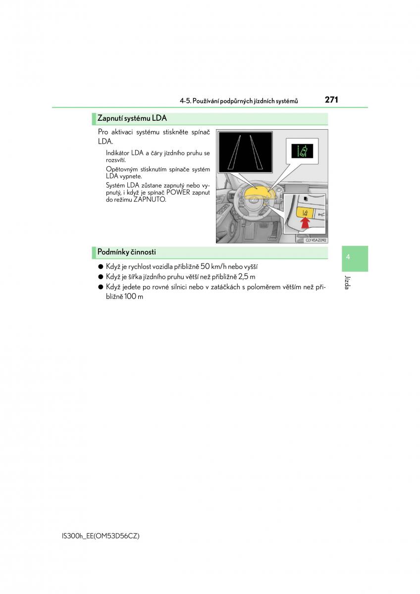Lexus IS300h III 3 navod k obsludze / page 271