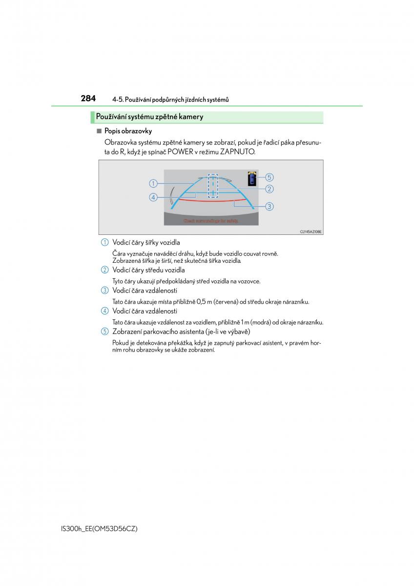 Lexus IS300h III 3 navod k obsludze / page 284