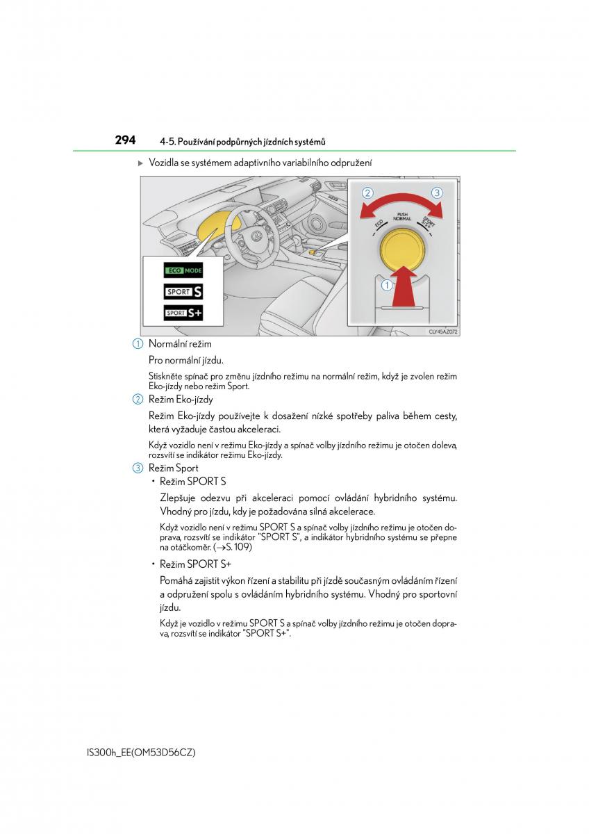 Lexus IS300h III 3 navod k obsludze / page 294