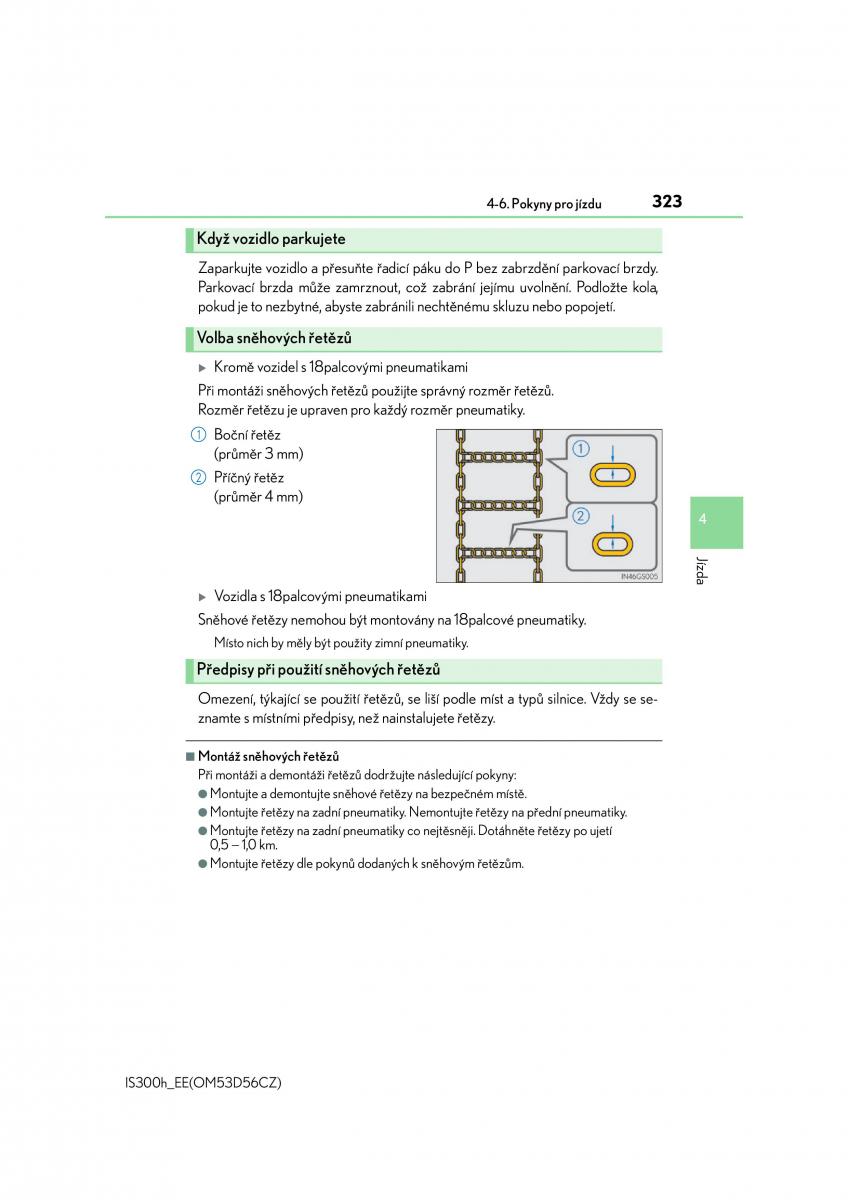 Lexus IS300h III 3 navod k obsludze / page 323