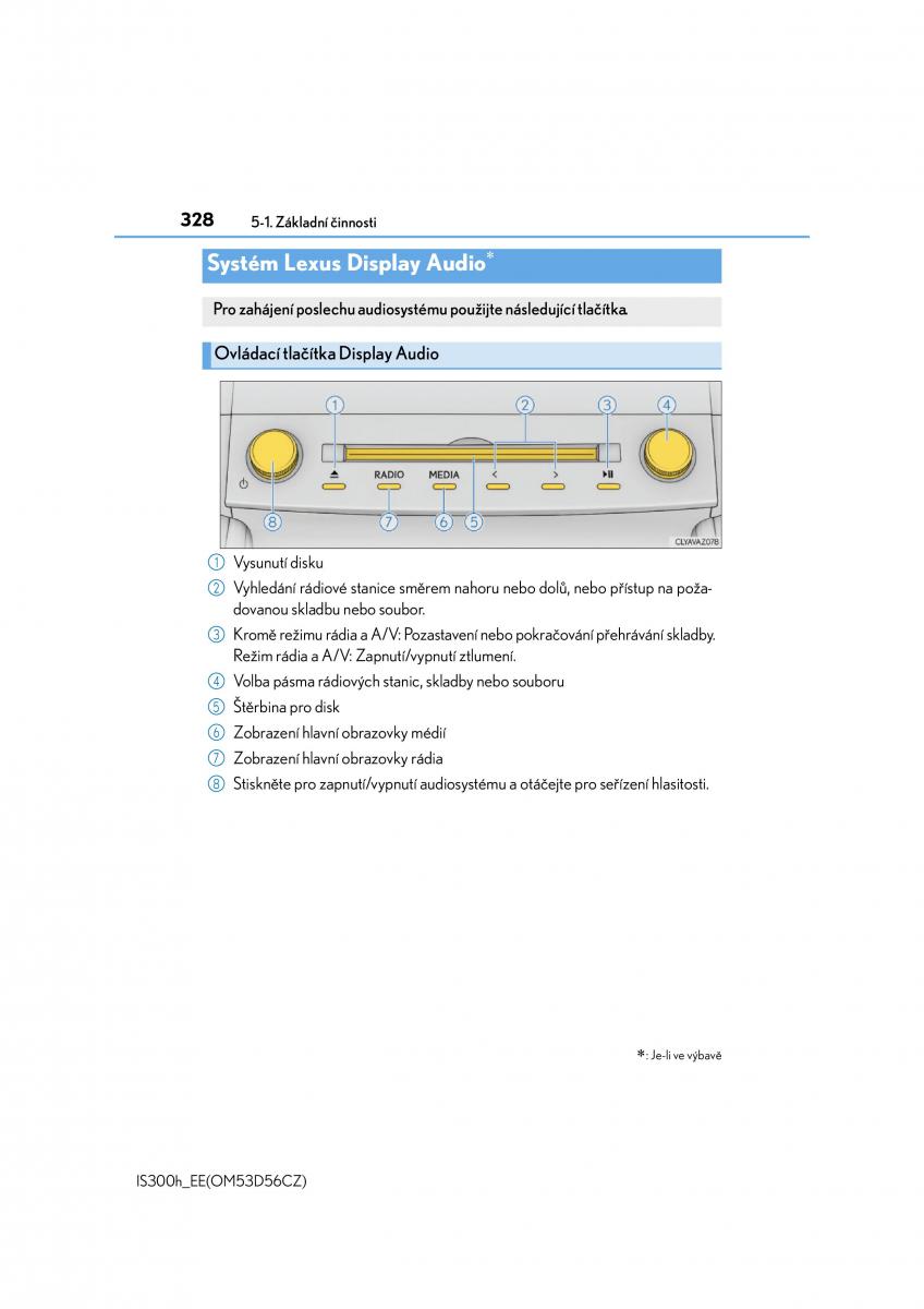 Lexus IS300h III 3 navod k obsludze / page 328