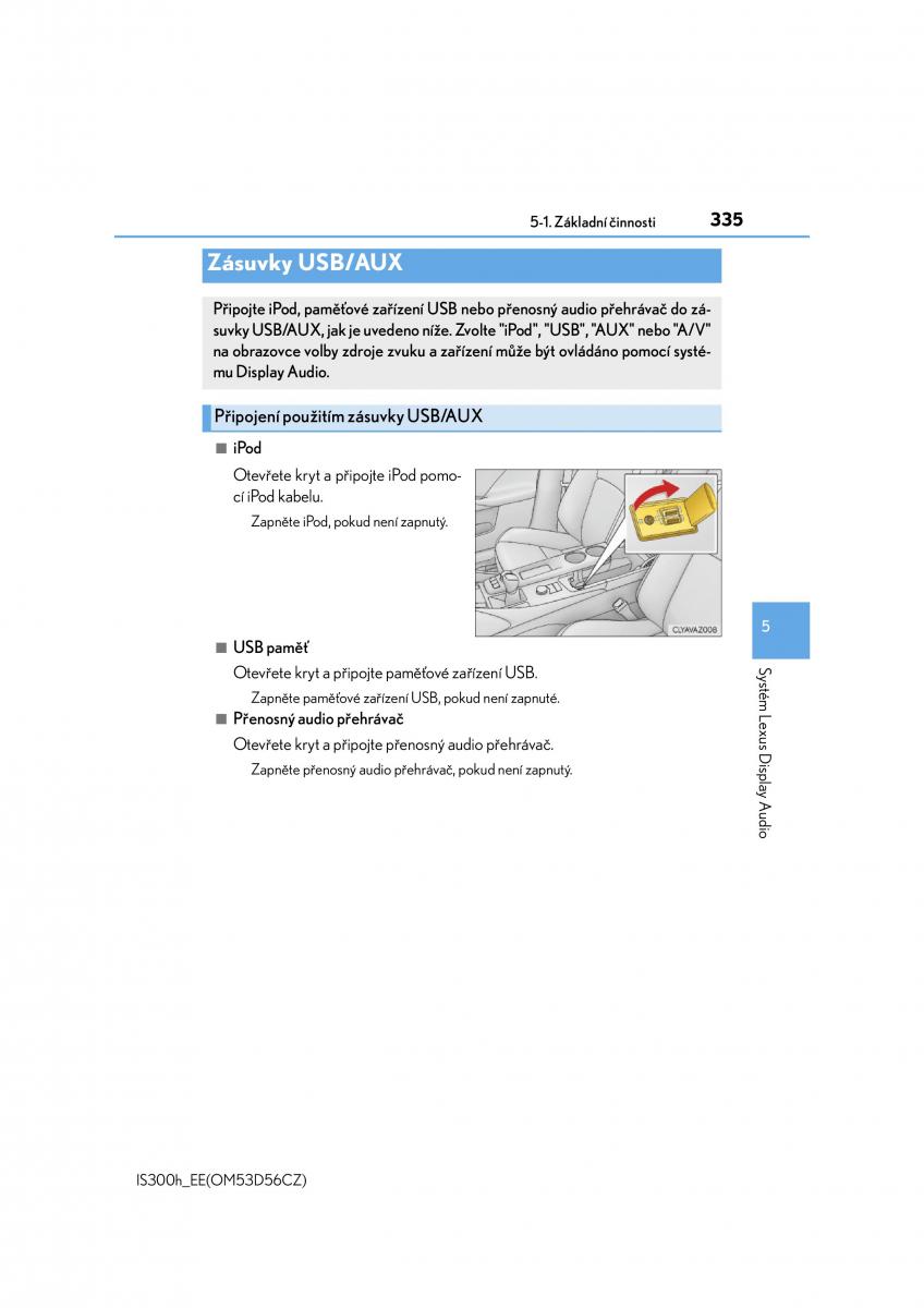 Lexus IS300h III 3 navod k obsludze / page 335