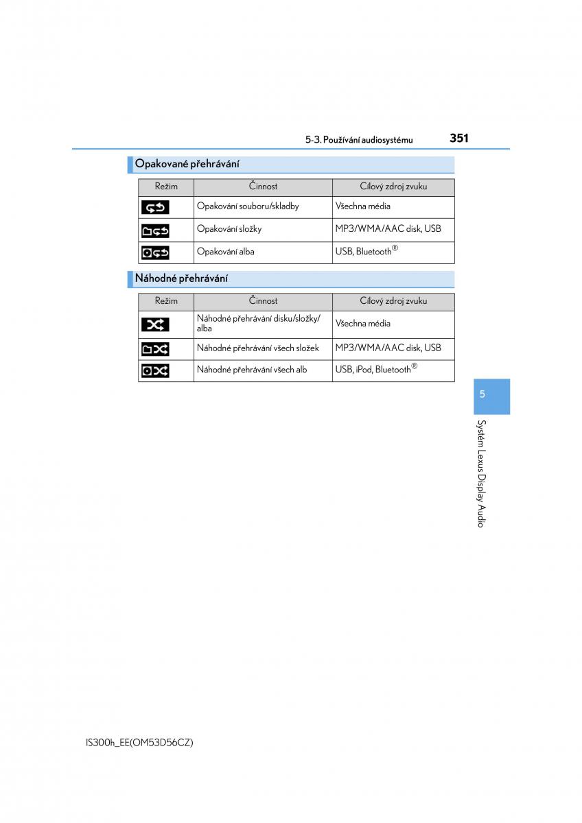 Lexus IS300h III 3 navod k obsludze / page 351