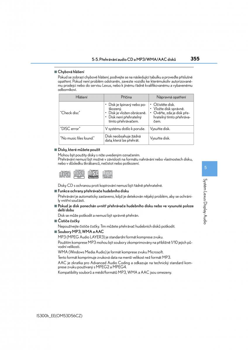 Lexus IS300h III 3 navod k obsludze / page 355