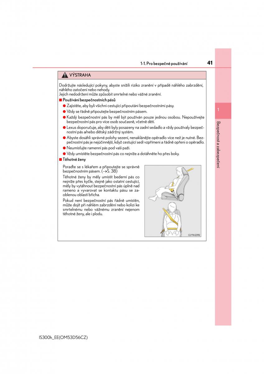 Lexus IS300h III 3 navod k obsludze / page 41