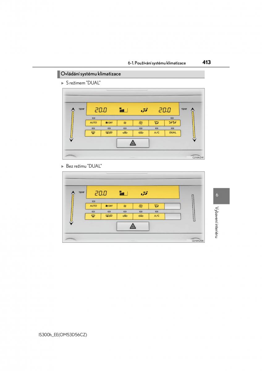 Lexus IS300h III 3 navod k obsludze / page 413