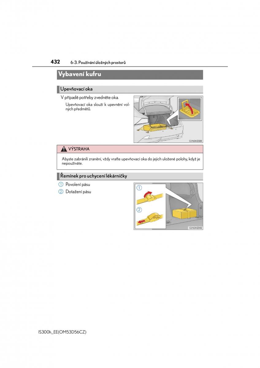 Lexus IS300h III 3 navod k obsludze / page 432