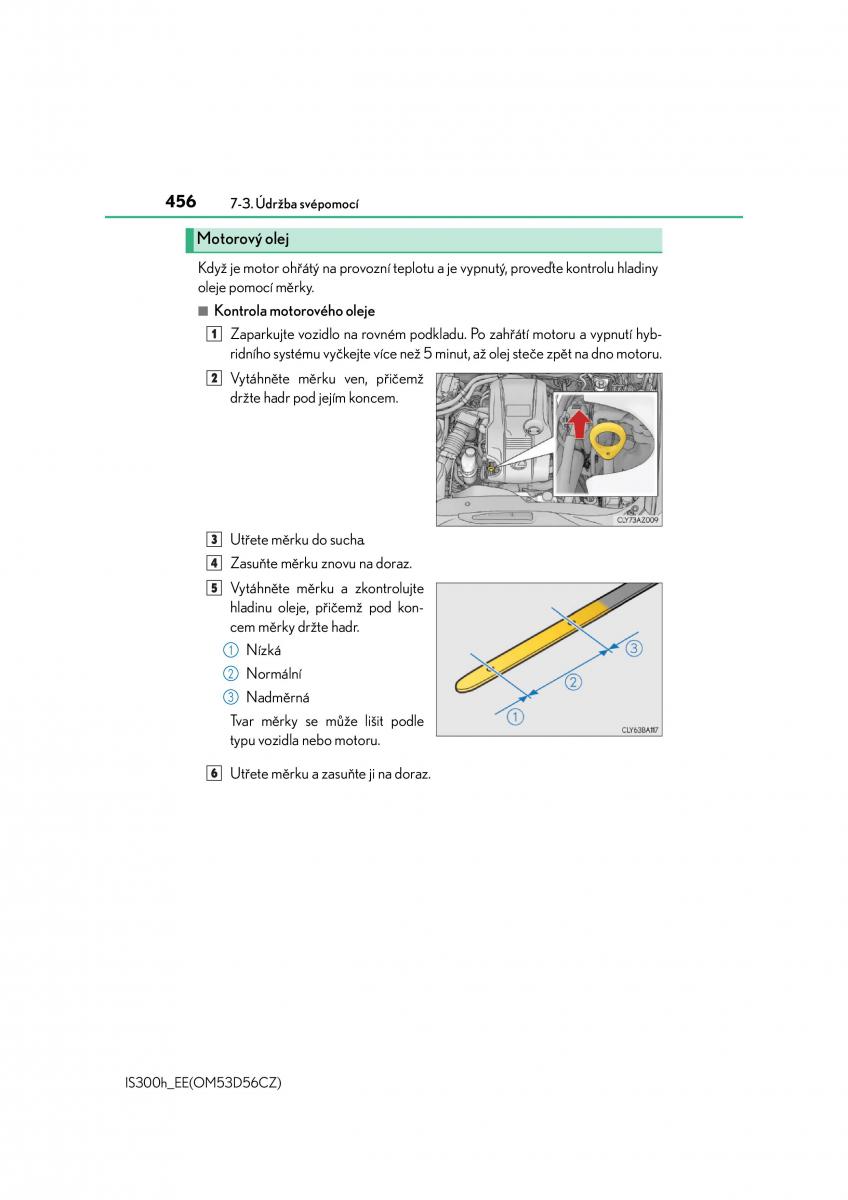 Lexus IS300h III 3 navod k obsludze / page 456