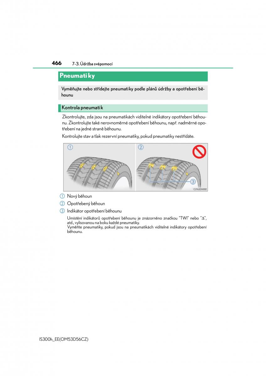 Lexus IS300h III 3 navod k obsludze / page 466