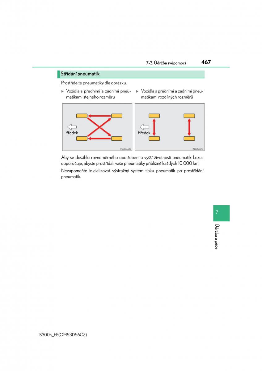 Lexus IS300h III 3 navod k obsludze / page 467