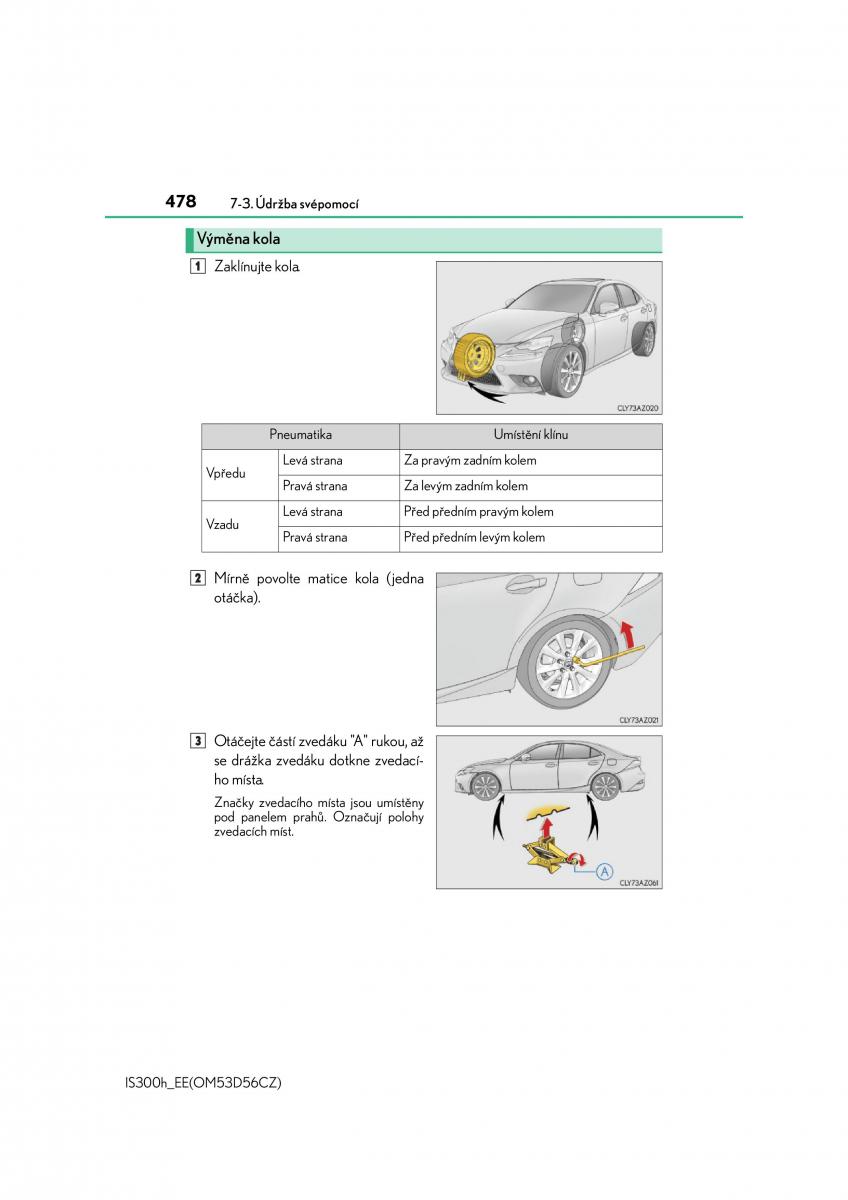 Lexus IS300h III 3 navod k obsludze / page 478