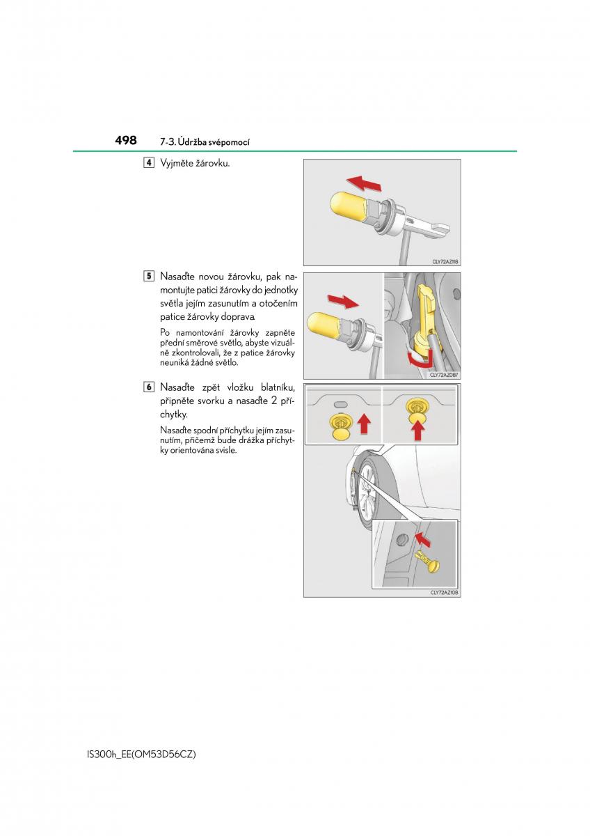 Lexus IS300h III 3 navod k obsludze / page 498