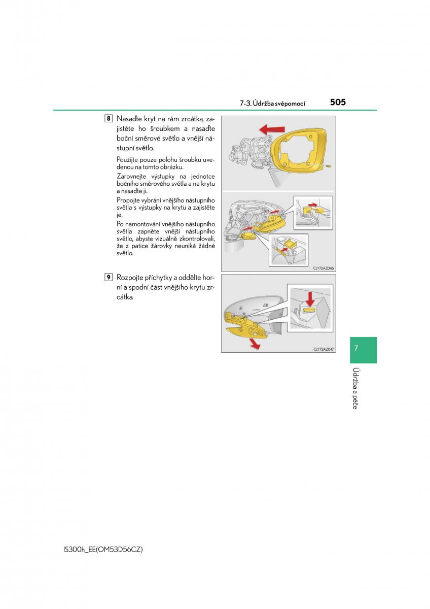 Lexus IS300h III 3 navod k obsludze / page 505