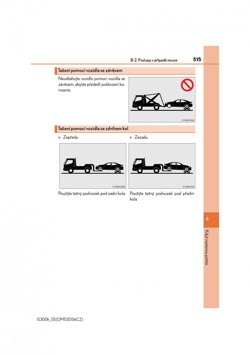 Lexus IS300h III 3 navod k obsludze / page 515