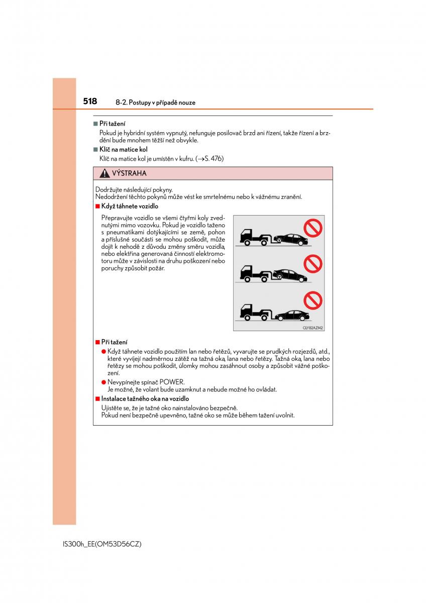 Lexus IS300h III 3 navod k obsludze / page 518