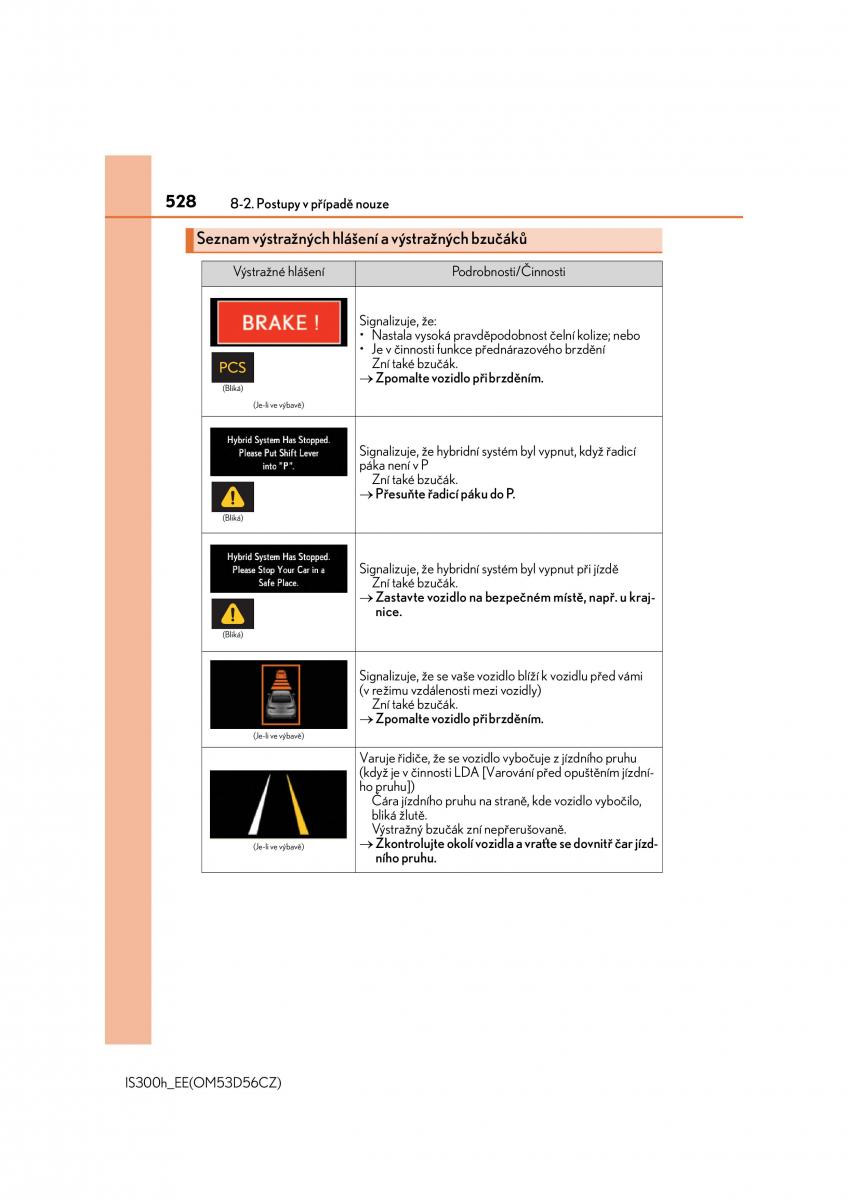 Lexus IS300h III 3 navod k obsludze / page 528