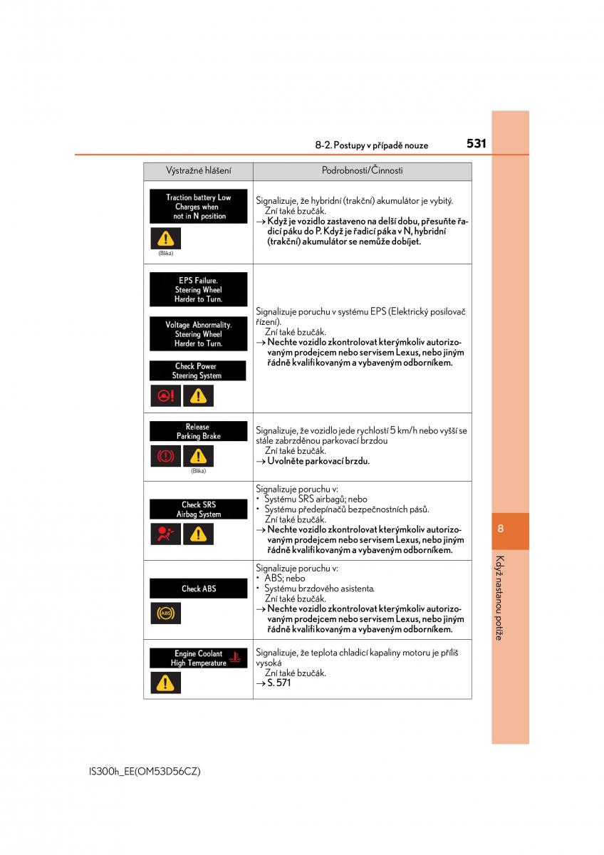 Lexus IS300h III 3 navod k obsludze / page 531