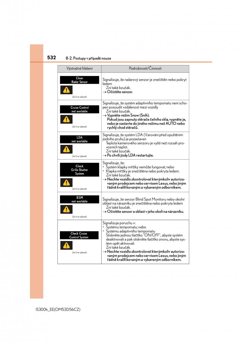 Lexus IS300h III 3 navod k obsludze / page 532