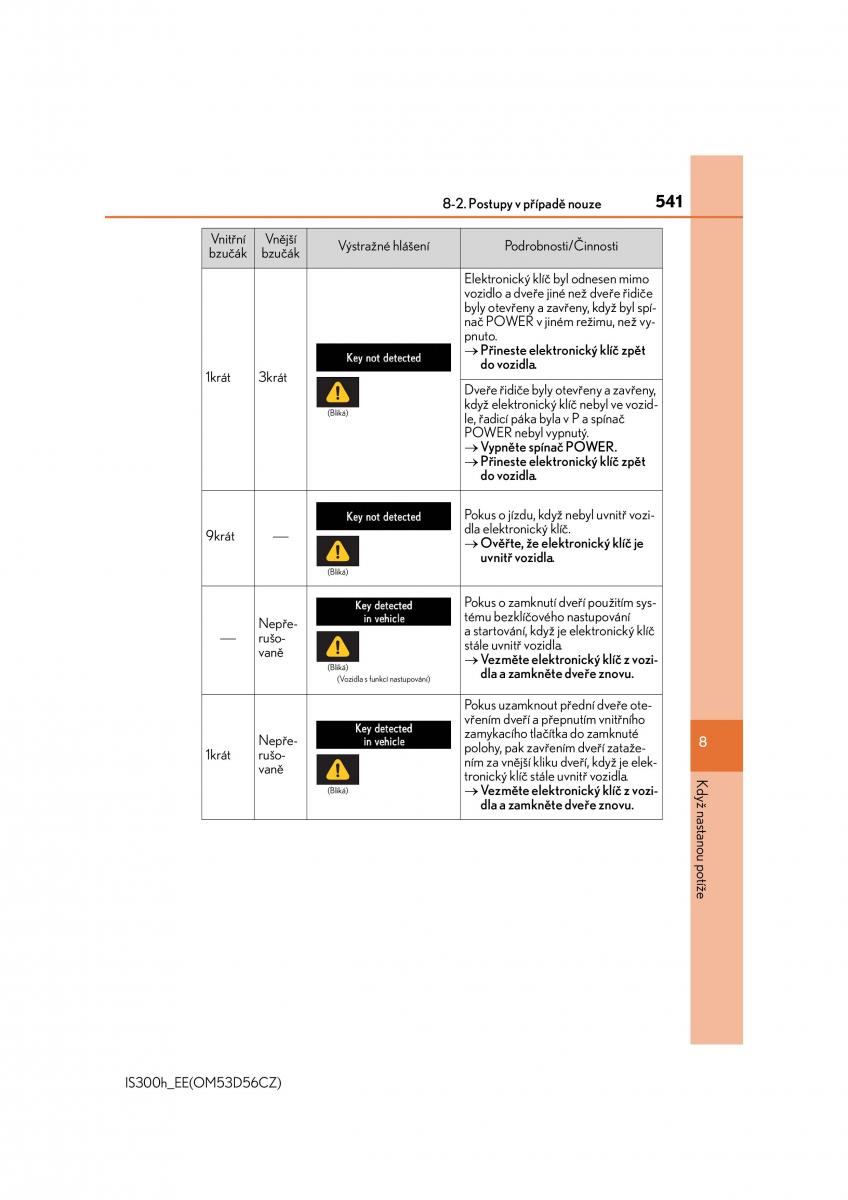Lexus IS300h III 3 navod k obsludze / page 541