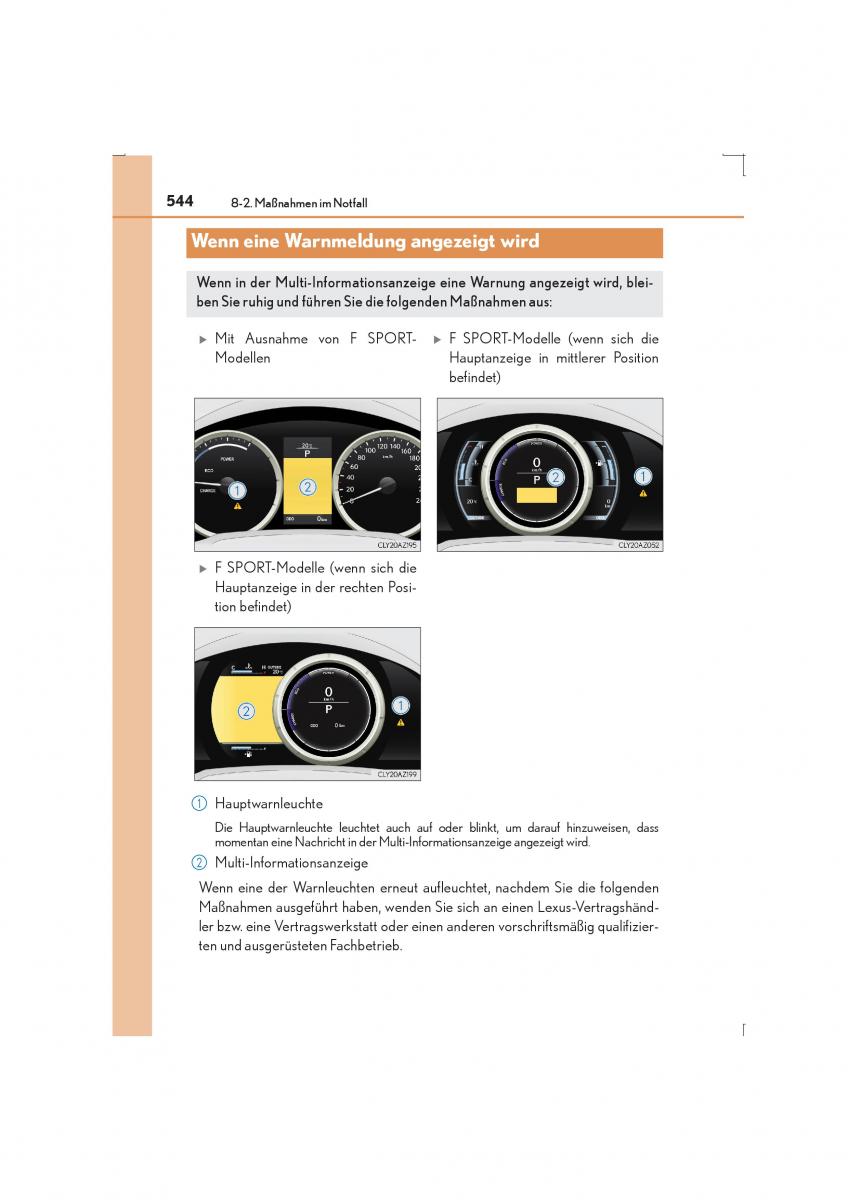 Lexus IS300h III 3 Handbuch / page 544