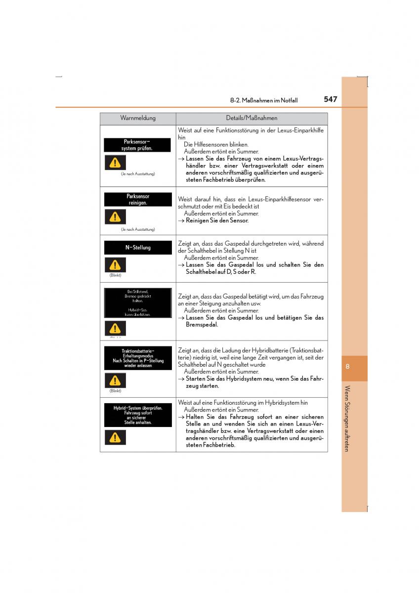 Lexus IS300h III 3 Handbuch / page 547