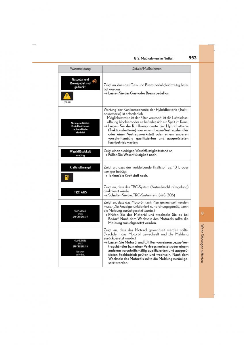 Lexus IS300h III 3 Handbuch / page 553