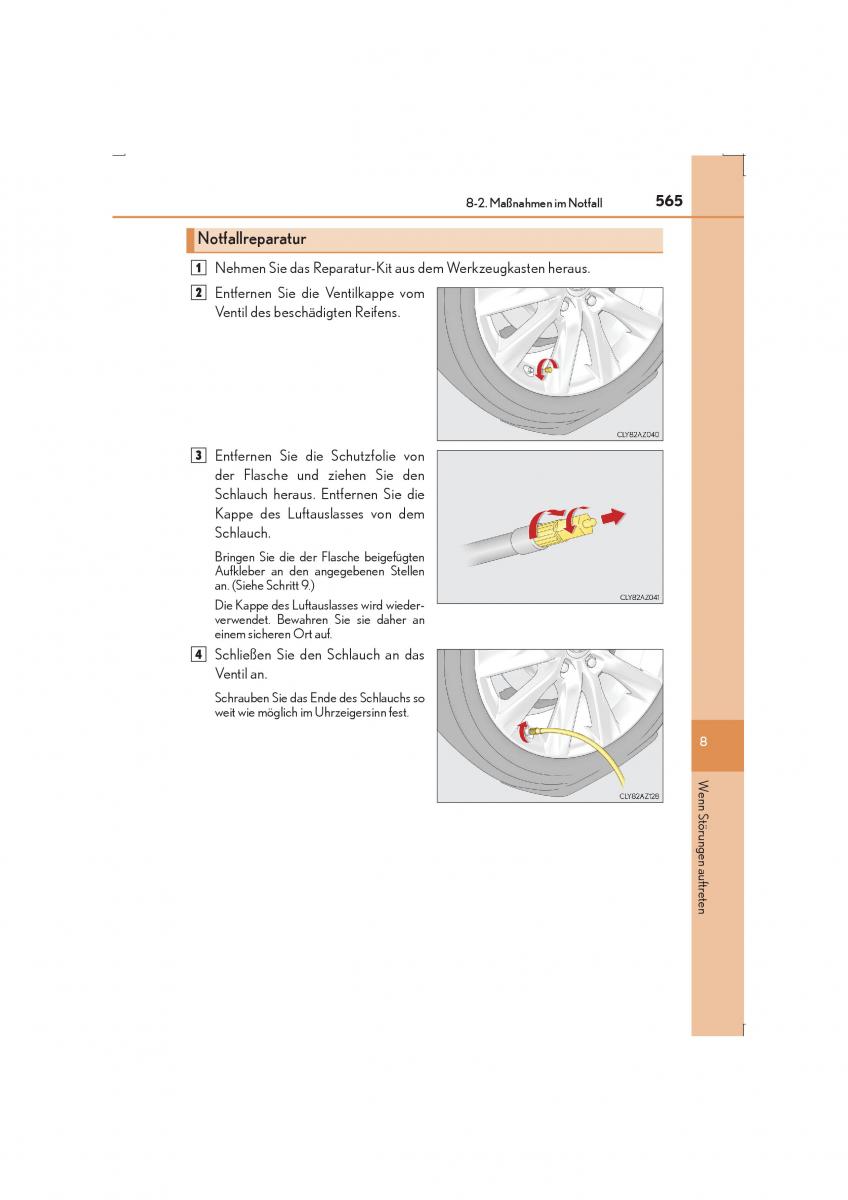 Lexus IS300h III 3 Handbuch / page 565