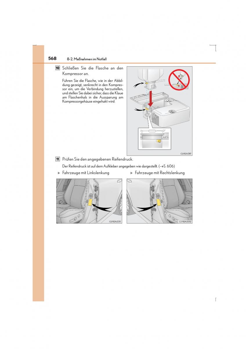 Lexus IS300h III 3 Handbuch / page 568