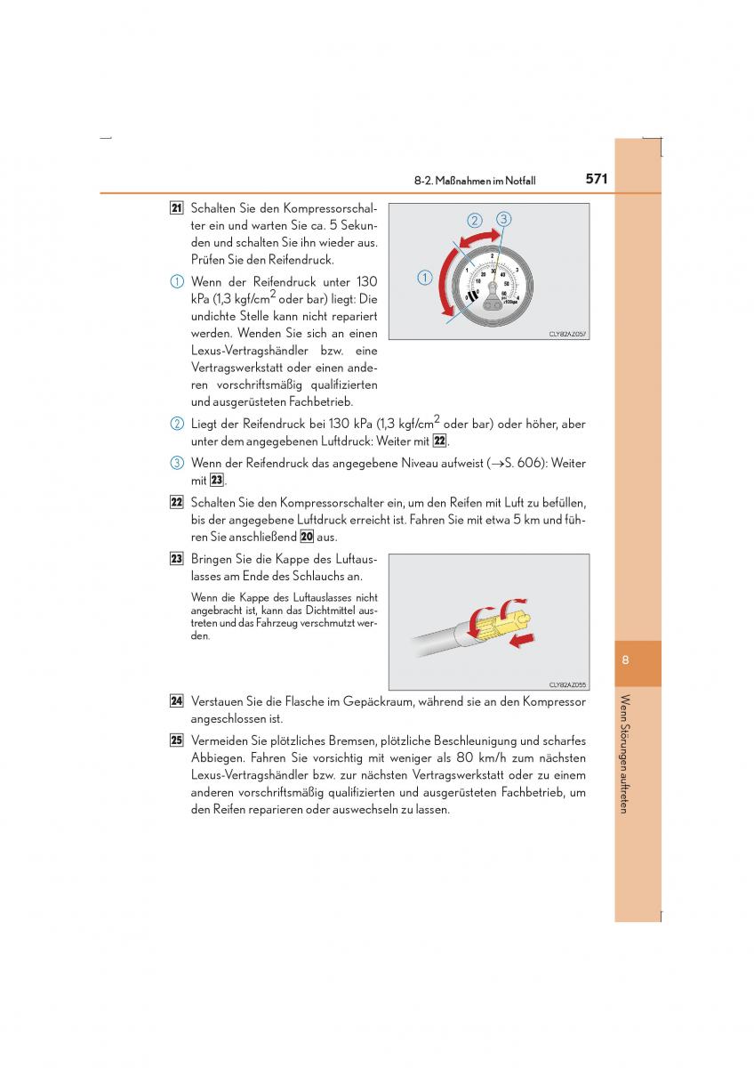 Lexus IS300h III 3 Handbuch / page 571