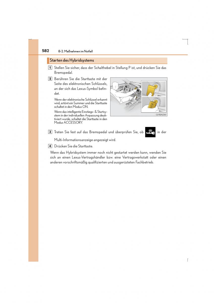 Lexus IS300h III 3 Handbuch / page 582