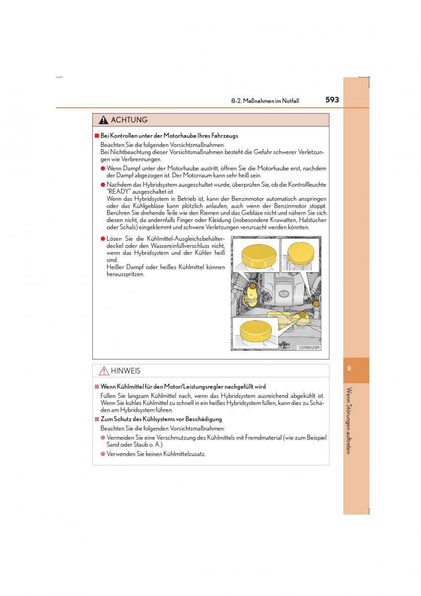 Lexus IS300h III 3 Handbuch / page 593