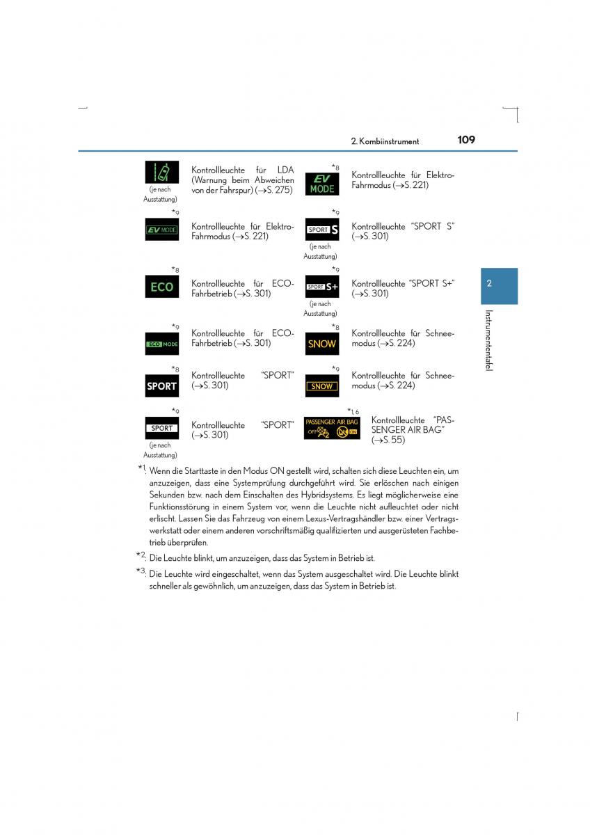 Lexus IS300h III 3 Handbuch / page 109