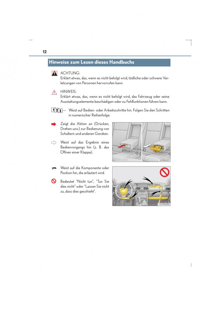 Lexus IS300h III 3 Handbuch / page 12