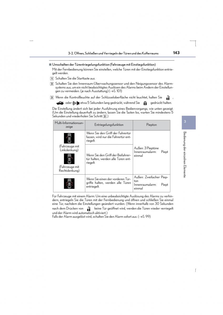 Lexus IS300h III 3 Handbuch / page 143