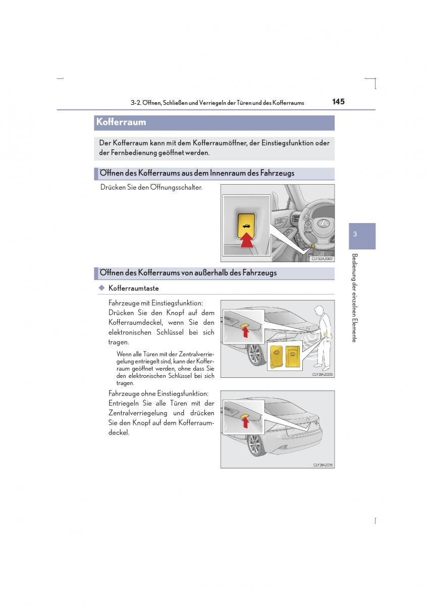 Lexus IS300h III 3 Handbuch / page 145