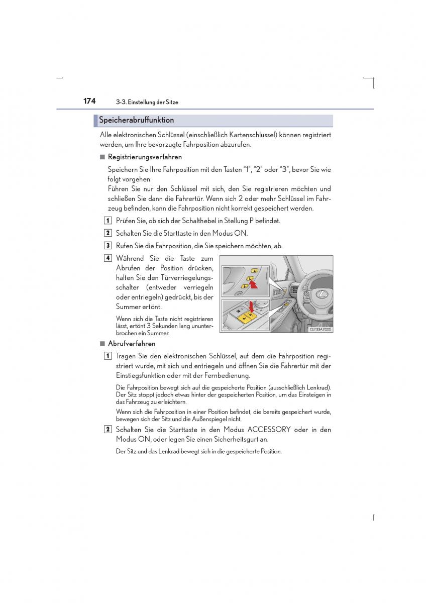 Lexus IS300h III 3 Handbuch / page 174