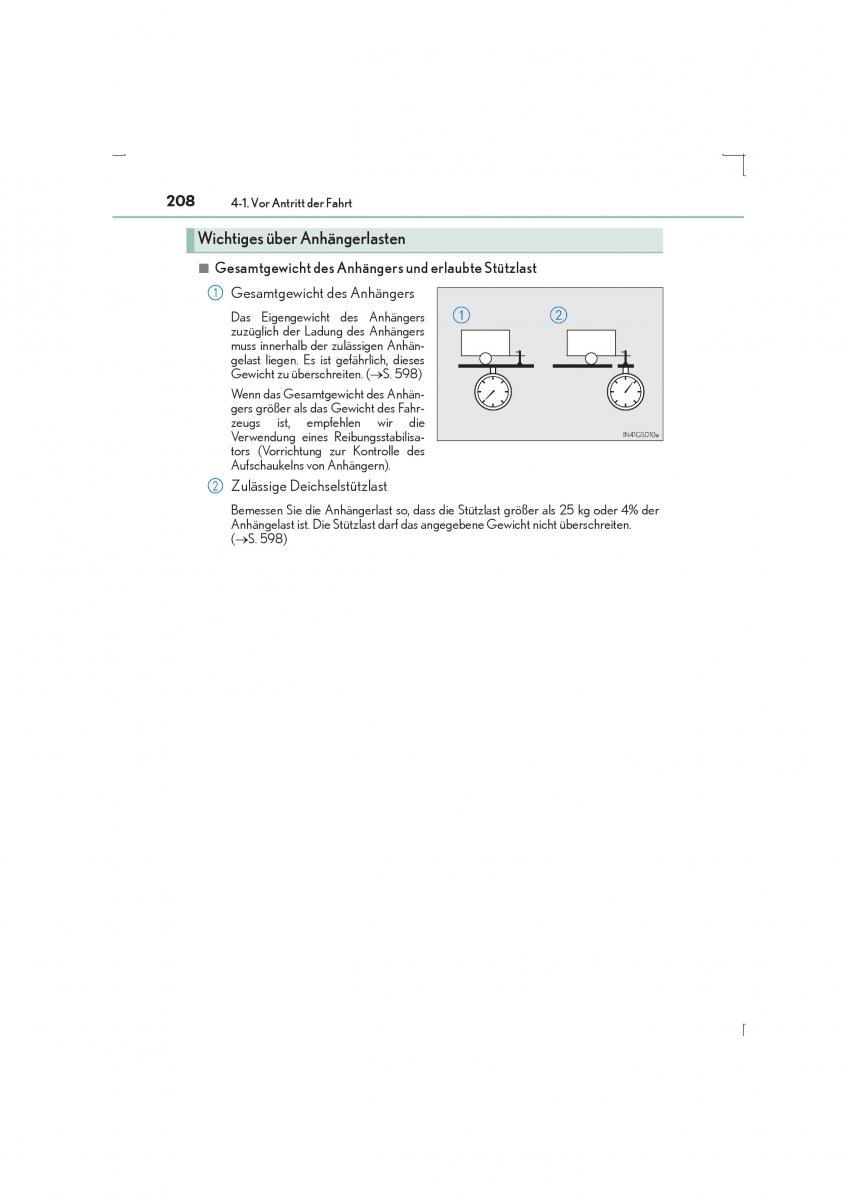 Lexus IS300h III 3 Handbuch / page 208