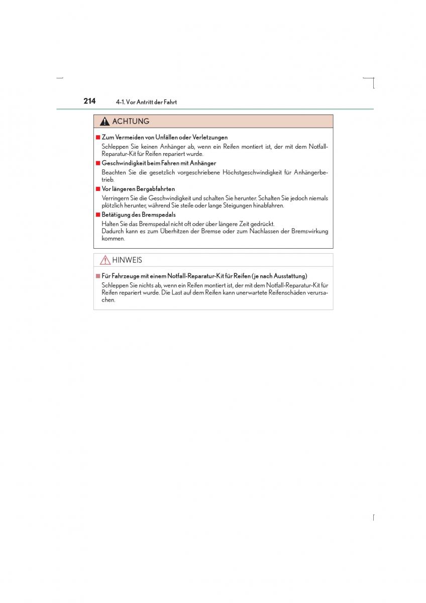 Lexus IS300h III 3 Handbuch / page 214