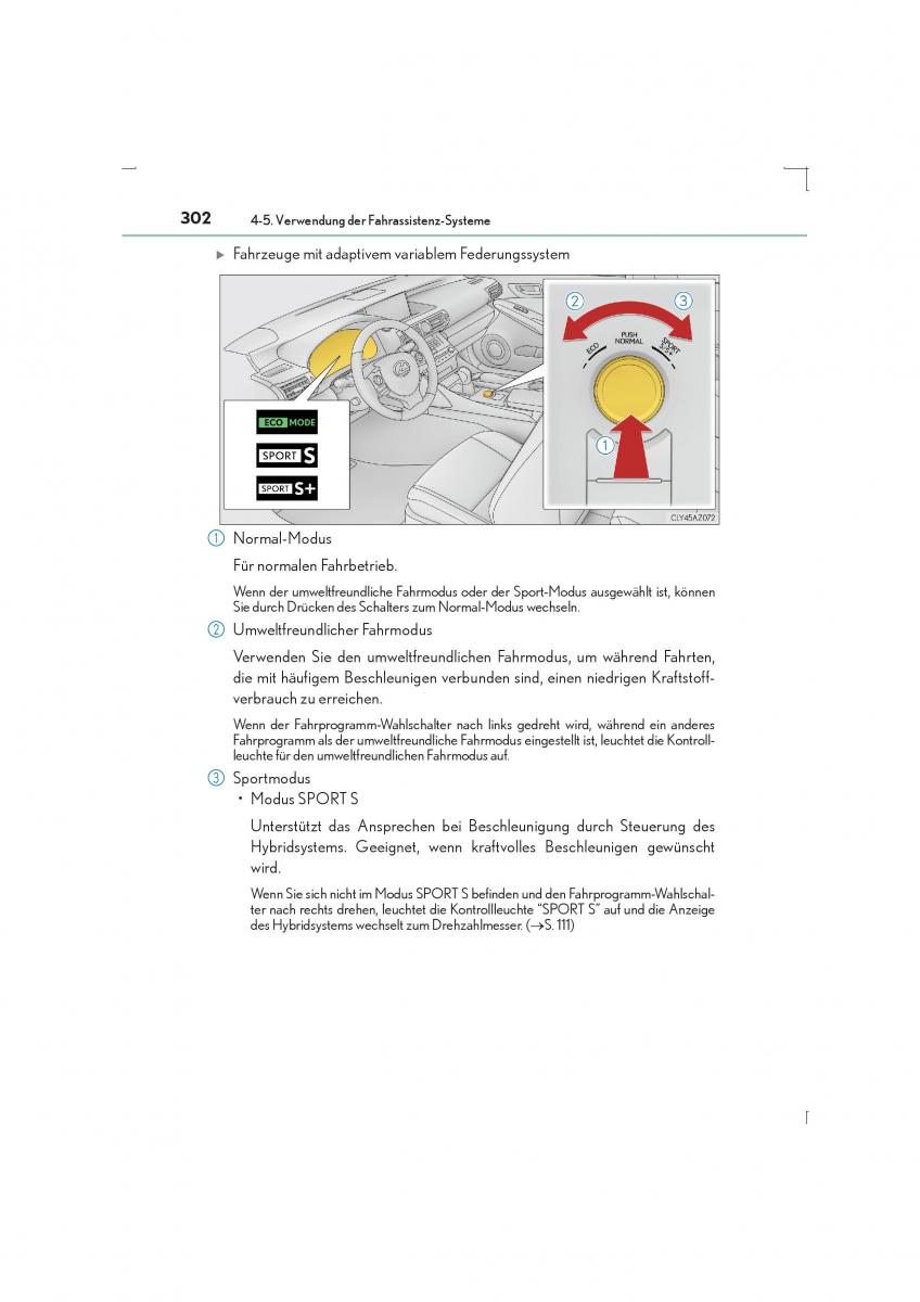 Lexus IS300h III 3 Handbuch / page 302