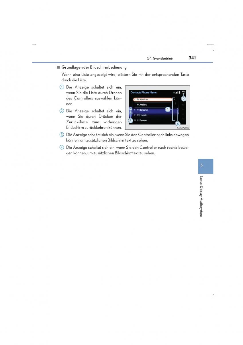 Lexus IS300h III 3 Handbuch / page 341