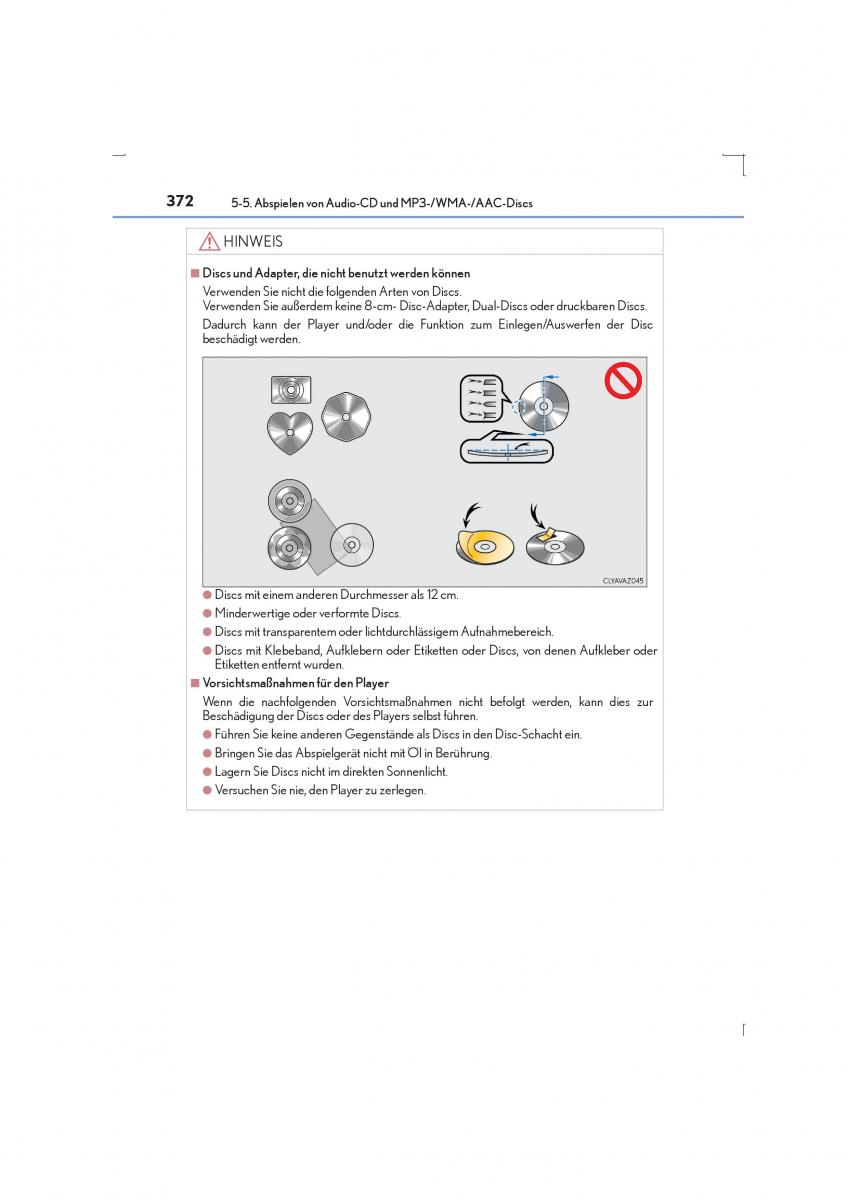 Lexus IS300h III 3 Handbuch / page 372